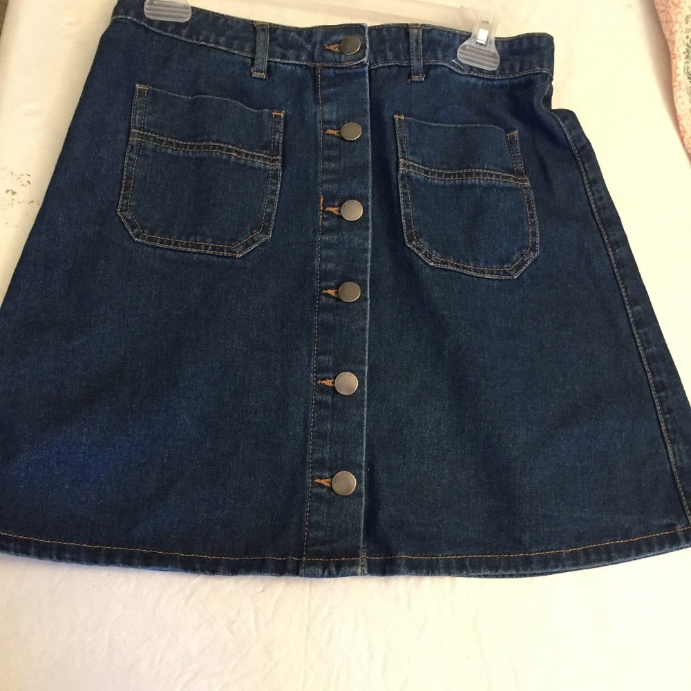 Womens Denim Jean Skirt